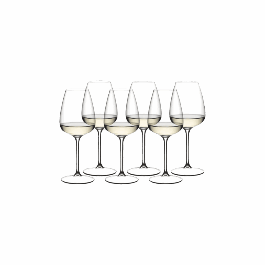 GRAPE@RIEDEL White Wine Glass Varietal (6 Pack)